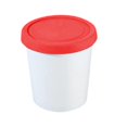 thumbnail image 2 of Luzkey Ice Cream Pint Cup Dessert Container Multifunction Leakproof Clear Freezer Tub Cream Pints Cup Storage Jar for Desserts Soup L, 2 of 8
