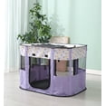 thumbnail image 2 of ZBH Portable, Collapsible, Pop Up Travel Pet Kennel, Cage Pet Delivery Room Suitable for Dogs/Cats/Rabbits/Pets, 2 of 9