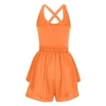 thumbnail image 4 of Kaemgyyd Womens Workout Rompers Stretchy Sleeveless Athletic Running One-Piece Outfit Fashion Drawstring Halter Gym Yoga Jumpsuits, 4 of 6