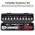 thumbnail image 2 of 16Pcs/Set Multifunctional 1/4inch 72T Ratchet Wrench 2-24N.M Torque Adjustable Wrench, 2 of 8