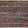 thumbnail image 4 of oneOone Coton Biologique Popeline Sergé à Rayuresfeuilles et Imprimés à Motifs Floraux BTY 42 Inch Wide, 4 of 4