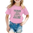 thumbnail image 1 of FhsagQ The 7th Of July Children's Casual Letter Pattern Print Multicolor Round Neck Short Sleeves Girl Spring The 7th Of July T shirts Size 14-16 Plus Easter 1-2 Years, 1 of 4