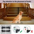 thumbnail image 3 of Pet Mesh Gate, Dog Fence Gate Foldable Easy Installation Portable  for Stairs for Balcony, 3 of 7