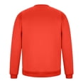 thumbnail image 4 of cfhntfmh Chandails Molletonnés pour Hommes Grande Taille Décontractés à Col Rond à Manches Longues Hauts Basiques Molleton Doux Chandails Molletonnés Unis, 4 of 6