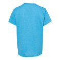 thumbnail image 3 of Gildan Youth Heavy Cotton T-Shirt, L, Heather Sapphire, 3 of 3