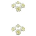 thumbnail image 4 of Decodeary 50pieces Low Maintenance Soft Texture Fabric For Albums And Decorations Realistic Appearance Fiber Wide Application Cream 4.5cm 2Set, 4 of 6