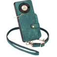 thumbnail image 4 of Crossbody Phone Case Wallet with Detachable Strap for Honor X9B Shockproof Cover Green, 4 of 5