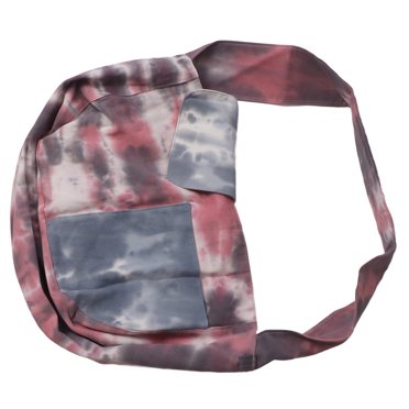 Sac de Transport pour Chien, Sac à Bandoulière en Toile Confortable avec Multiples Poches pour Chiot, Rouge Grand