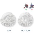thumbnail image 4 of 4-Pack White Triangular Microfiber Mop Refills for Vileda Easywring Spin Mop & Bucket System – Washable, Reusable, Wet/Dry Cleaning for Hardwood, Tile, Laminate – Efficient Corner Cleaning, Machine, 4 of 6