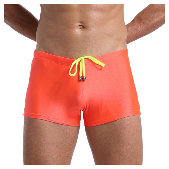 Men Breathable Trunks Pants Not Pockets Swimwear Beach Shorts Slim Wear
