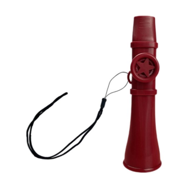 Milaget Kazoo Facile à Jouer Flûte Instrument de Musique Kazoos Instrument de Musique Guitare Rouge