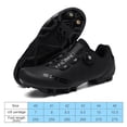thumbnail image 3 of Huadaliy Mens Cycling Sneakers Breathable Cycling Shoes for Outdoor Riding (Black 44), 3 of 9