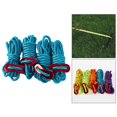 thumbnail image 1 of 4Pc 6,65ft Trip Réfléchissant Nylon Cordon Mousqueton Réfléchissant Tente Guy Ligne Corde pour Extérieur Bleu, 1 of 8