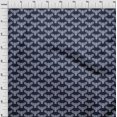 thumbnail image 3 of oneOone Silk Tabby Fabric Owl Block Printed Fabric 1 Yard 42 Inch Wide, 3 of 4