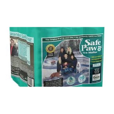 Safe Paw Pet Friendly Concrete Safe Salt Free Ice Melt Pellets, 22 Pounds