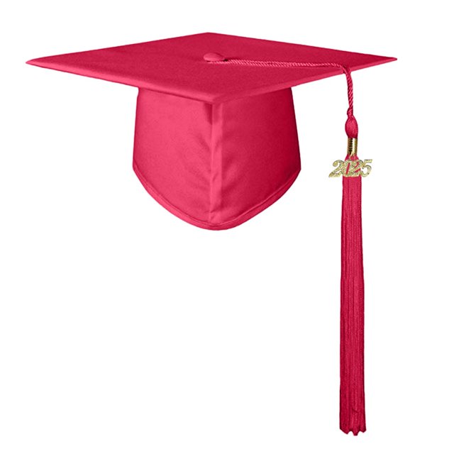 MIASHUI Kids Kindergarten Graduation Caps with Tassel Preschool Uniform Accessories,Red,S