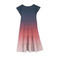 thumbnail image 4 of LOVZFMLL Robe Extensible à Manches Longues pour Fille de Carnaval, Robe Trapèze Tournoyante, Robe de Récital d'École, Robe à Manches Longues à Col Rond, 4 of 4