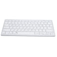 thumbnail image 2 of Slim BT Keyboard,Ergonomic  Gaming Keyboard with Shock Absorbing & Non Slip Pad, Bilingual PC Keyboard, Scissor Switch for Office, 2 of 7
