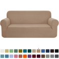 thumbnail image 1 of CHOK 2024 1-Piece Checks Stretch Sofa Cover Slipcover Couch Cover  Chair  Light Gray, 1 of 6
