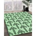 thumbnail image 3 of Ahgly Tapis Rectangulaire Lavable en Machine Intérieur Vert Menthe, 4 Pieds x 6 Pieds, 3 of 7