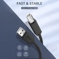 thumbnail image 4 of USB 2.0 Printer Cable 3.28Feet A-Male to B-Male 480Mbps High-Speed for Scanner Server Hard Drive Camera Piano, 4 of 8