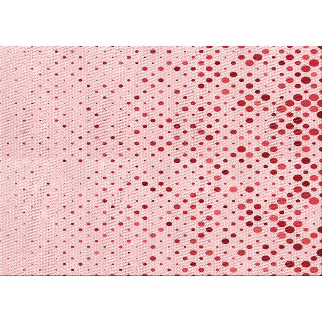 Ahgly Company Machine Washable Indoor Rectangle Transitional Pink Bubble Gum Pink Area Rugs, 2' x 5'