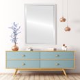 thumbnail image 3 of London Framed Rectangle Mirror - Linen White - 13" x 17", 3 of 7