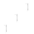 thumbnail image 4 of pitrice Model Railway Lamp Classical Pathway Single-Head Lightweight Ladder Streetlights Miniature Outdoor LED Metal Lamppost Silver（White Light） 3Set, 4 of 6