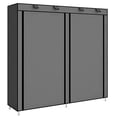 thumbnail image 2 of AGASY Shoe Rack Portable Storage Free Standing Shoe Organizer with Non-Woven Fabric Cover (Grey), 2 of 5