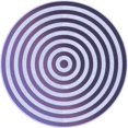 thumbnail image 1 of Ahgly Company Machine Washable Indoor Round Transitional Rebecca Purple Area Rugs, 4' Round, 1 of 7
