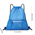 thumbnail image 3 of Sokhug Drawstring Backpack Sport Gym Bag for Women ＆ Men, Beach bag, Waterproof Lightweight Backpack with Outer Storage, 3 of 6