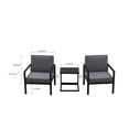thumbnail image 2 of Patioflare Sam Aluminum Chat Set, 2 of 6