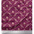 thumbnail image 1 of Soimoi Tissu en Crêpe de polyester Rose & Tissu Imprimé Floral 1 Yard 52 Inch Wide, 1 of 3