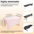 thumbnail image 2 of HLONK Drap de Table de Massage en Microfibre Doux Housse de Lit Facial Rose, 2 of 11