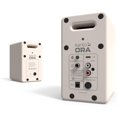 thumbnail image 3 of Kanto ORAMC 100W Powered Reference Desktop Computer Speakers with Bluetooth 5.0 and USB-C Input | Bi-Amplified | 100 Hz Automatic Crossover | Reference Quality Sound | Pair | Cream, 3 of 4
