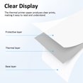 thumbnail image 4 of Shisuyan Thermal Paper Roll Printing Receipt Generation 5 Rolls 2.2x1.2in, 4 of 8