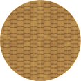 thumbnail image 1 of Ahgly Tapis Rond Lavable en Machine Intérieur Transitionnel Bisque Foncé Marron, 5 Pieds Rond, 1 of 7
