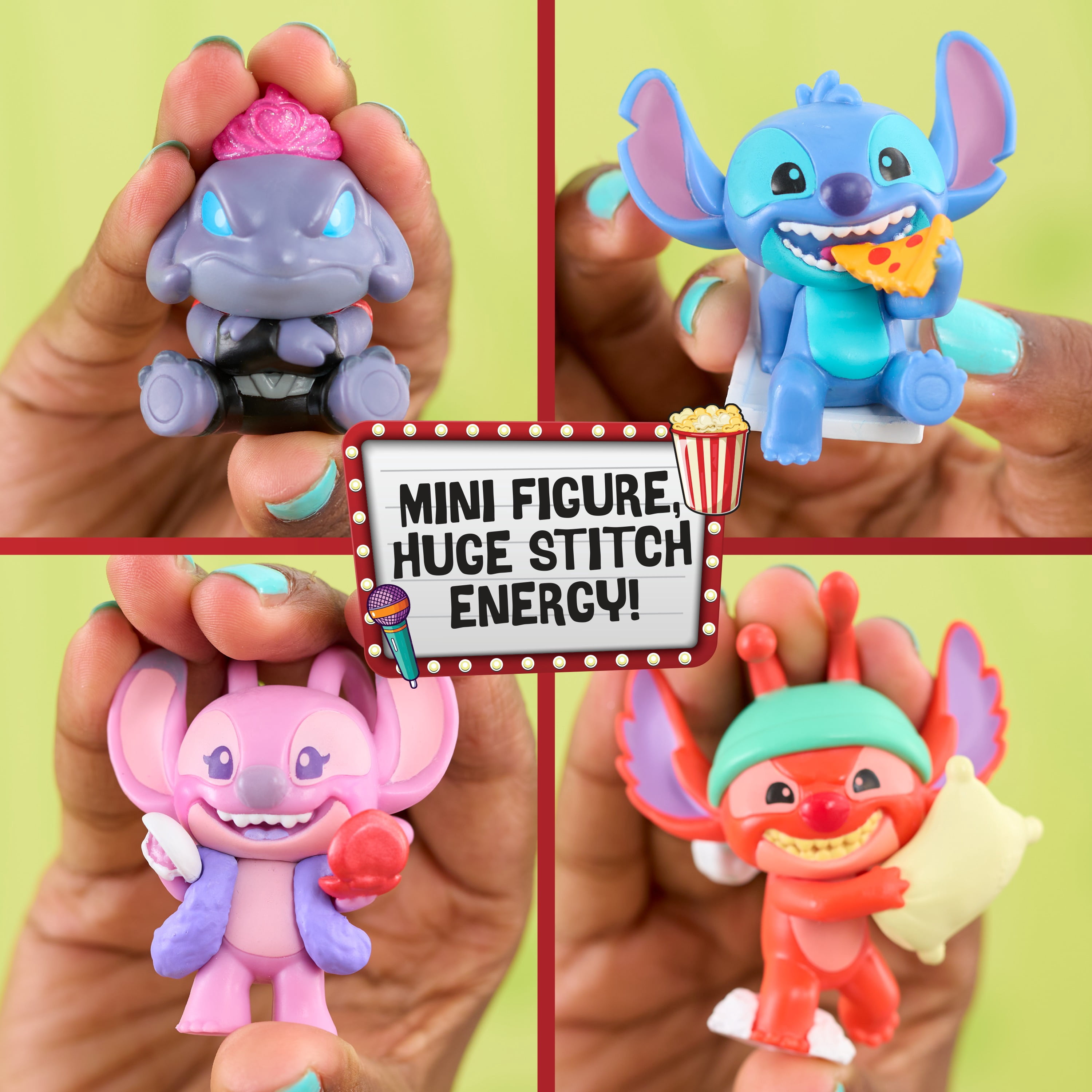Disney Stitch Friday Night Fun – Capsules surprises avec mini-figurines à collectionner (5 cm), dès 3 ans