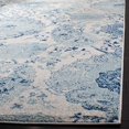 thumbnail image 3 of SAFAVIEH Madison Collection 2'3" x 18' Cream/Turquoise MAD600E Boho Chic Glam Paisley Non-Shedding Living Room Dining Entryway Foyer Hallway Runner Rug, 3 of 5