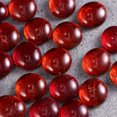thumbnail image 4 of 1 Set Flat Bead Decors DIY Glass Beads Multi-function Decorative Gravels Handmade Craft Ornaments for Home Store (Red), 4 of 9