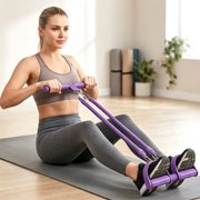 MKHSQHDG Clearance Pedal Resistance Band with Handle Upgrade Latex Tube Exercise Band Elastic Pull Rope for Home Workout Sit up Stretching Exercise for Waist Arm Leg