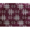 thumbnail image 4 of oneOone Georgette Viscose Fabric Check Kasuri Printed Craft Fabric BTY 42 Inch Wide, 4 of 4