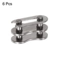thumbnail image 3 of Unique Bargains 6Pack Chain Master Connector Link Roller 8mm Pitch Stainless Steel for 05B Chain, 3 of 6