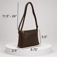 thumbnail image 2 of Time and Tru Multi Compartment Flap Crossbody, 2 of 5