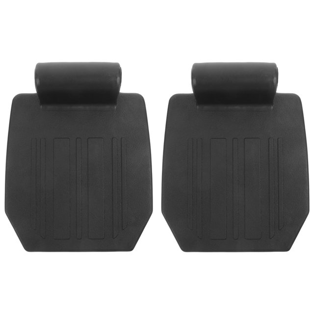 Universal Wheelchair Footrest Elevating Leg Rest Durable Black PP Material for Home Use 2pcs