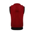 thumbnail image 3 of INSPIRE CHIC Men's Kangaroo Pocket Zip Up Drawstring Hoodie Vest, 3 of 8