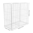 thumbnail image 2 of Homoyoyo White Chest Freezer Organizer with Hanging Baskets and Bottom Storage Basket for Home Freezers, 2 of 6