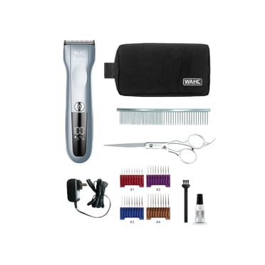 Tondeuse professionnelle avec/sans fil Century, batterie au lithium de 2,5 heures, lame amovible réglable, écran LCD pour l'autonomie – Modèle – 58156