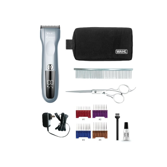 Century Professional Cord/Cordless Clipper, 2.5-Hr Lithium Battery, Adjustable Removable Blade, LCD Display for Runtime - Model - 58156