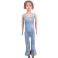 thumbnail image 1 of MIASHUI Girl's Jumpsuits Sequin Summer Sleeveless One Piece Sets Long Pants Rompers,Sky Blue,3-4 Years, 1 of 6